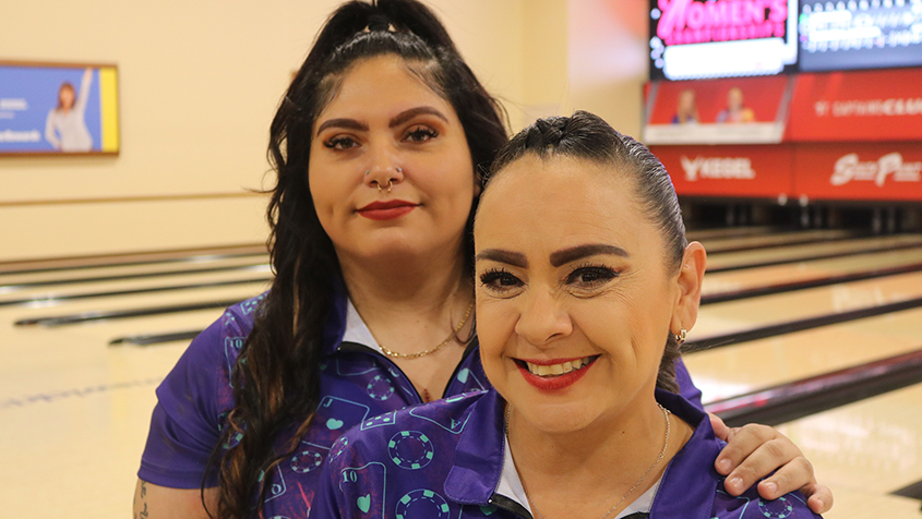 Elisa Belden and Eva Monica Ramirez at the 2023 USBC Women's Championships